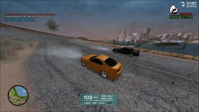 ГОНКИ по РП в GTA SAMP на GAMBIT RP смотреть онлайн