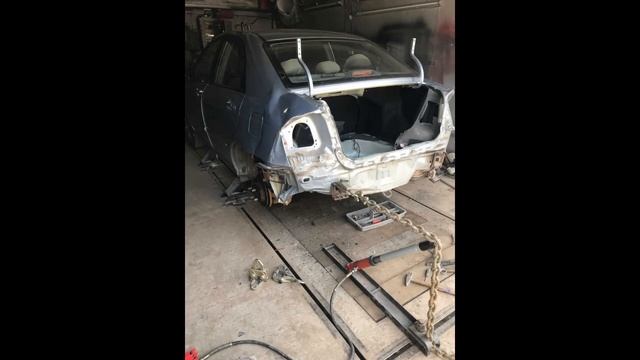 Напольный рихтовочный стапель, для кузовных работ, своими руками