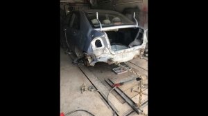 Напольный рихтовочный стапель, для кузовных работ, своими руками