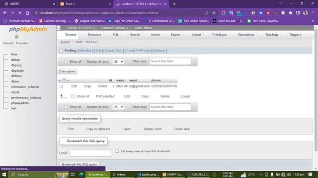 how to store delete and update data in database using php from form смотреть онлайн