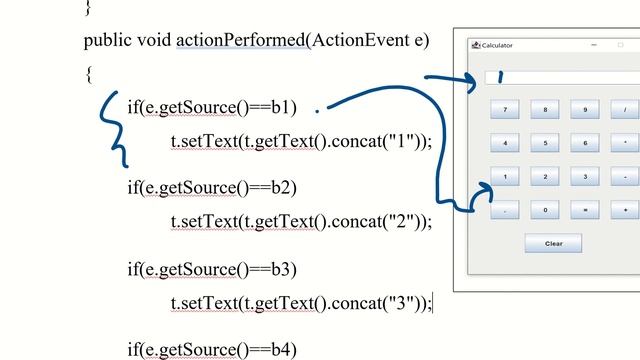Implement a simple calculator using Java Swing смотреть онлайн