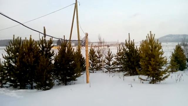 ч.1. В Кубеинке трактора чистят снег январь 2019. смотреть онлайн