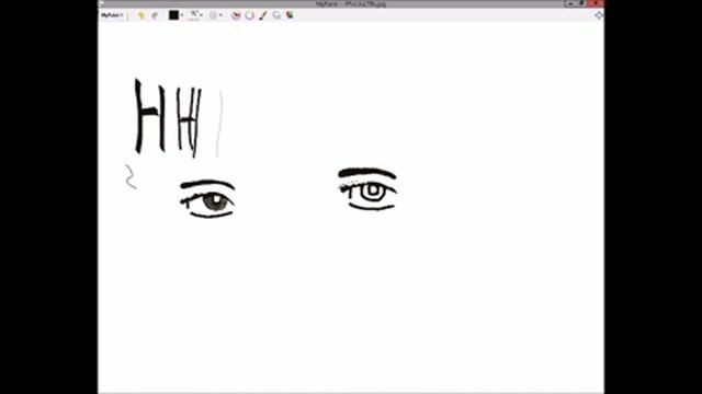 Как я рисую глаза в MyPaint ) смотреть онлайн