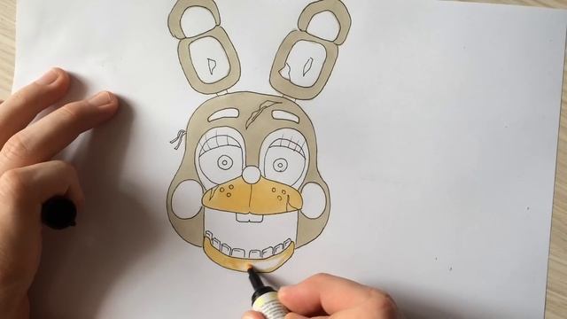♥ How to draw Toy Springtrap from FNAF - Drawing tutorial смотреть онлайн