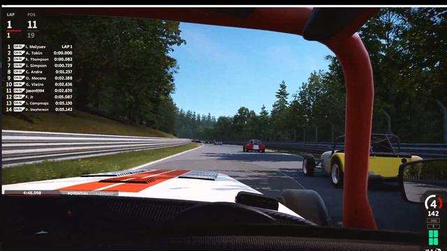 201124 Automobilista2 Caterham superlight Nurburging Race 2 (4K 60) смотреть онлайн