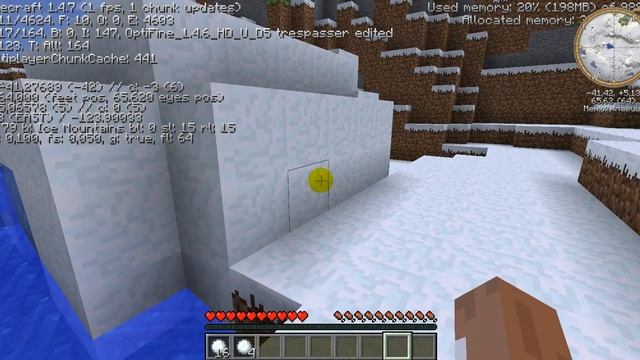 я нашел в майнкрафте спавнер снеговиков,для меня это шок!!