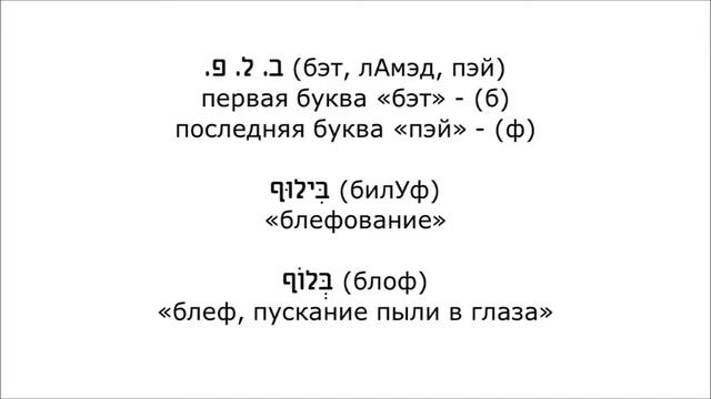 Урок № 24. Чтение слов со знаком «дагЭш» смотреть онлайн