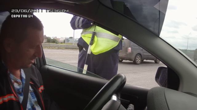 Саратов -Энгельс-мост. Пост ДПС смотреть онлайн
