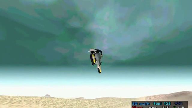 Трюк на мотоцикле Sanchez смотреть онлайн