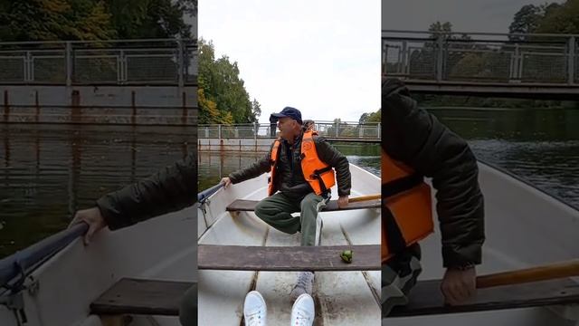 Дворянская Усадьба Марфино. Катание на лодке по реке Уча. Подмосковье. смотреть онлайн