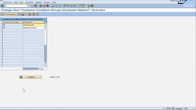 SAP SD Quick Ref - Customer Condition Groups смотреть онлайн