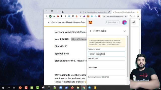 Binance Smart Chain with metamask بالعربي #crypto #binance| مع مثال برمجي للتطبيق смотреть онлайн