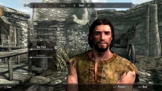 SKYRIM Male Nord Character Creation -SETTINGS BELOW -No mods смотреть онлайн