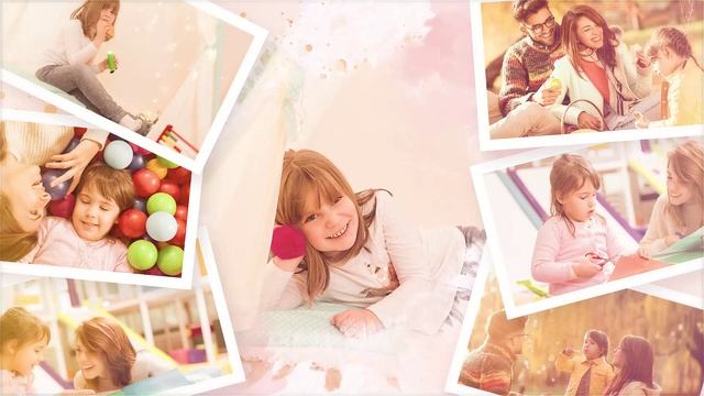 Акварельное фотослайд-шоу на день рождения Birthday Watercolor Photo Slideshow смотреть онлайн