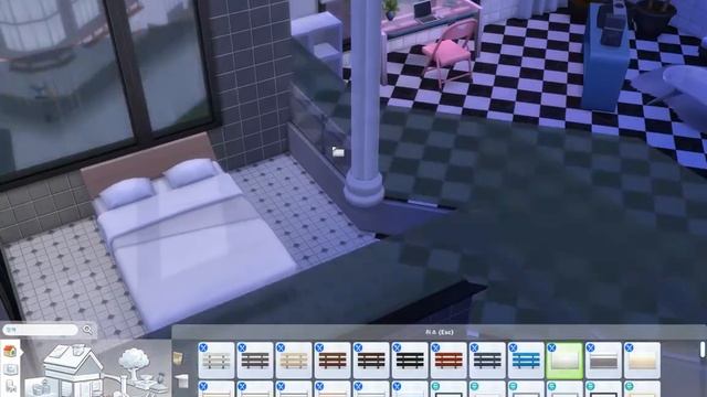 Retro + Cyberpunk Style Apartment | Sims 4 Building смотреть онлайн