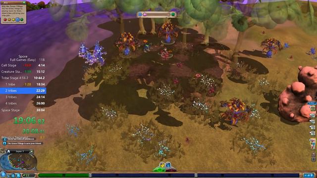 Spore Speedrun in 37:26 (35:45) Old World Record смотреть онлайн
