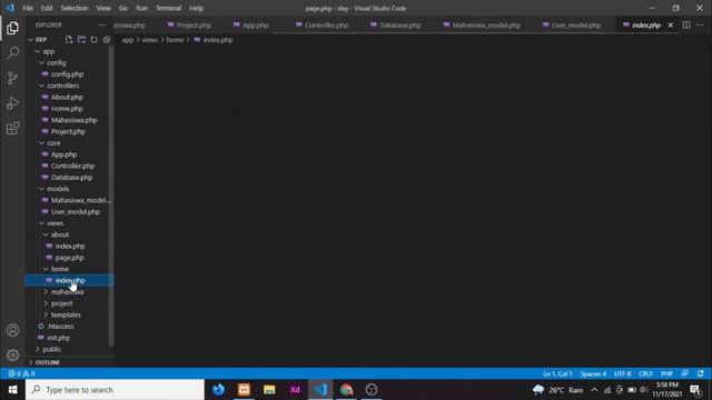 PHP Model View Controller MVC смотреть онлайн