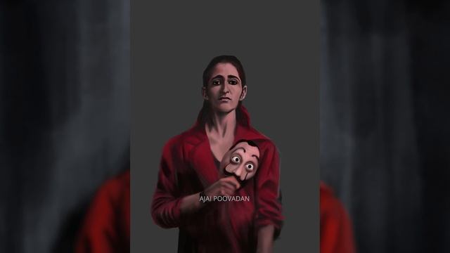 Digital Painting | Nairobi - Money heist | iPad Air | procreate смотреть онлайн