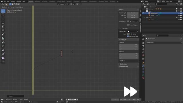 How to use curve, boolean and array modifiers in Blender (Easy Tutorial) смотреть онлайн