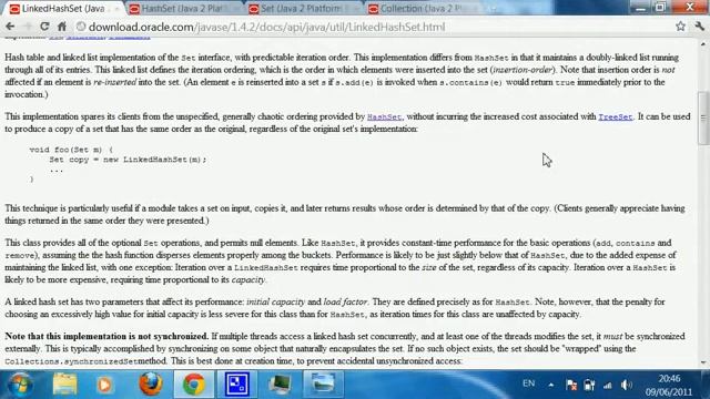 linked hash set смотреть онлайн