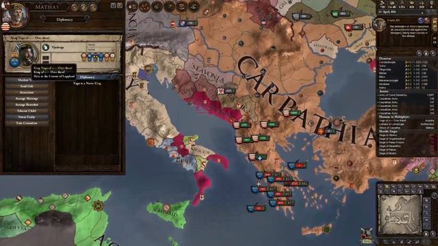 Holy Warfare 1/3 - Crusader Kings 2 - Arumba, Mathas, Northernlion [2013] смотреть онлайн