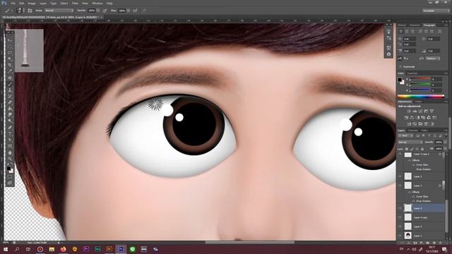 Anime Girl 3D - Photoshop смотреть онлайн