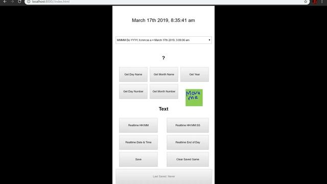 Date and Time Using moment.js - Construct 2 Free Capx Example смотреть онлайн