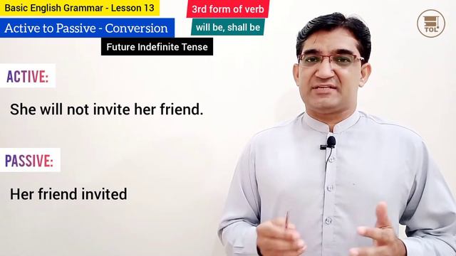 Lesson 13 - Future Indefinite Tense | Active to Passive Voice | Basic English Grammar смотреть онлайн