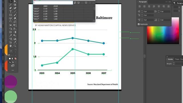 Making infographics with Adobe Illustrator смотреть онлайн