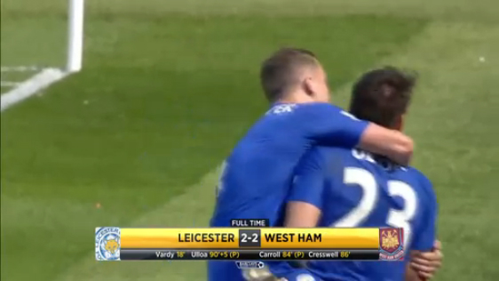 Премьер-Лига / 34-й тур / Лестер Сити - Вест Хэм [HD 720p]