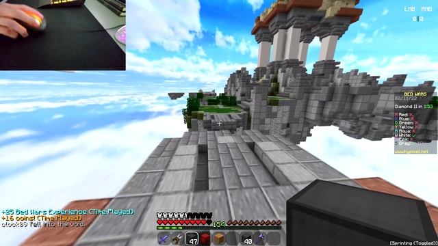 Bedwars But If I Win My Mouse Gets Better ( Handcam ) смотреть онлайн