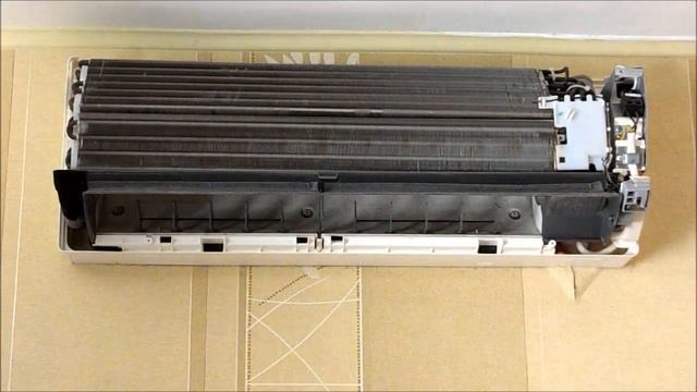 Ревизия внутреннего блока кондиционера HITACHI RAS 14EH3 смотреть онлайн