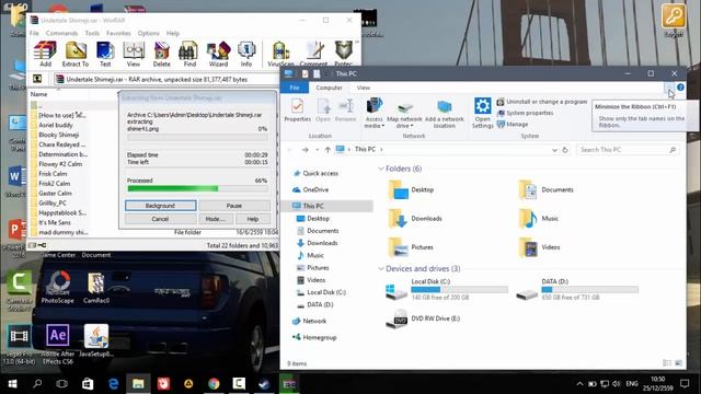 Undertale Shimeji [ Windows 7/Windows 10 | 32-64 Bit ]