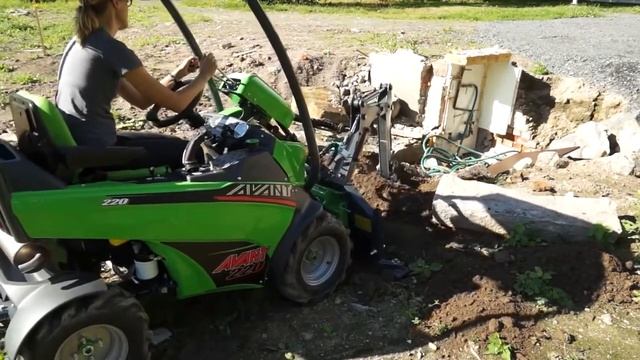 Экскаватор 1,7 м от Avant смотреть онлайн