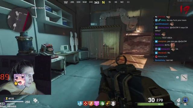xQc Plays Call of Duty Zombies Firebase Z for the First Time смотреть онлайн