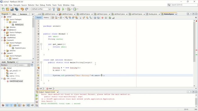 Object-oriented concept in JAVA смотреть онлайн