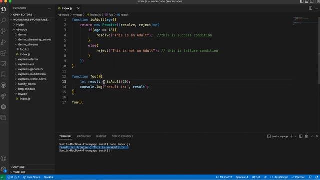 NodeJS Tutorials in Hindi: Javascript Async Await | How to use Async Await in Node.js | Async Await смотреть онлайн