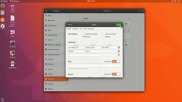 How to configure network IP address in Ubuntu 20.10, IP configuration on Ubuntu 18.10, Set IP Ubunt смотреть онлайн