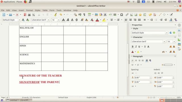 Preparing progress card in Libre Office смотреть онлайн