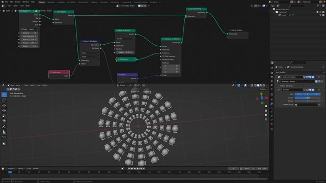 LIVENODING Adaptive Polygon (Face Area) for Geometry Nodes in Blender 3.1 смотреть онлайн