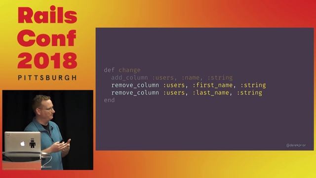 RailsConf 2018: Up And Down Again: A Migration's Tale by Derek Prior смотреть онлайн