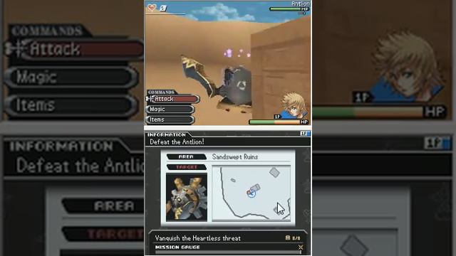 Kingdom Hearts 358 2 Days Ant Lion Lv1 Proud Mode [No Damage] смотреть онлайн