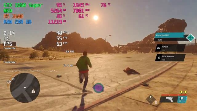 SAINTS ROW | GTX 1660 Super RYZEN 5 3600 | 1080 ULTRA, HIGH, MEDIUM | #gtx1660super
