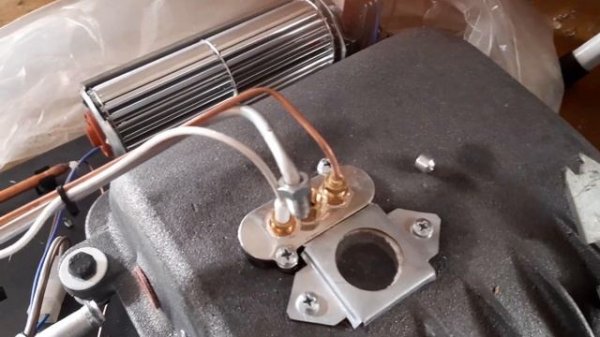 Газовый конвектор  Alpen air NGS 30f, установка, первый запуск