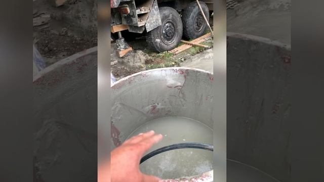 Бурение скважин. Цементация затрубного пространства. Способ #1, для труб из ПВХ. смотреть онлайн