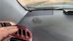 Жидкая кожа в востановлении пореза на торпеде в Тойота Камри XV30 (ACV30L)