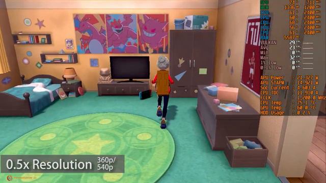 Pokemon Sword and Shield (Yuzu) | AMD Ryzen 3 3200U Vega 3 | Gameplay Benchmark смотреть онлайн