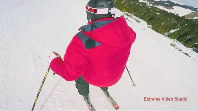 Каракол , GoPro rotor 360. ski-test . Kirgizstan. Karakol смотреть онлайн