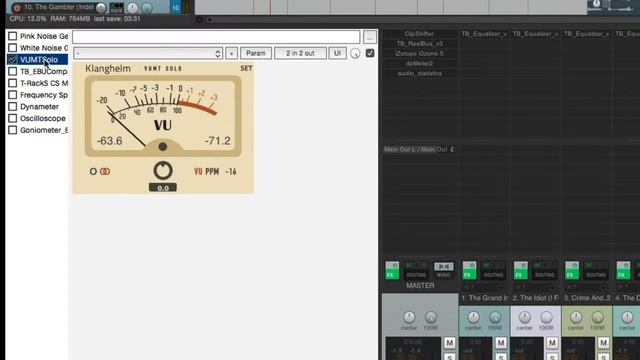 Рабочий процесс мастеринга альбома в Reaper