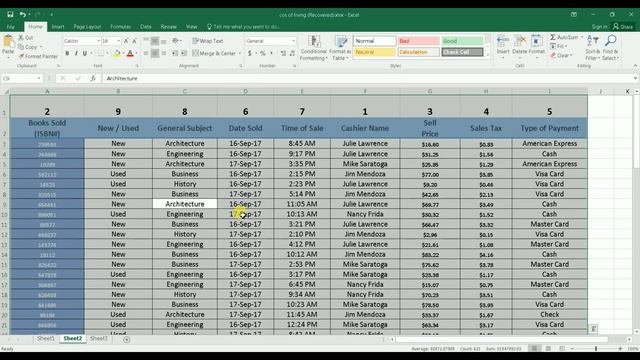 Rearranging columns order in Excel 2016 смотреть онлайн
